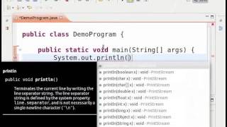 Hello World Program in Eclipse - Bengali