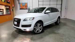 Ibis White 2012 Audi Q7 Premium Plus Walk Through Review at D'Angelo of Portland