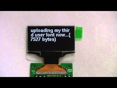 Uploading user font to Digole 1.3" Serial OLED module