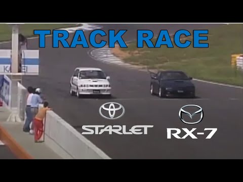 Track Race #98 | Toyota Starlet vs Mazda RX-7