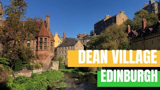 Dean Village (Edinburgh&#39;s Hidden Gem) | Short Walking Tour 🏡| SlowTV