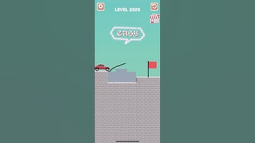 Draw bridge puzzle game level 2223 #drawing #game #Shorts