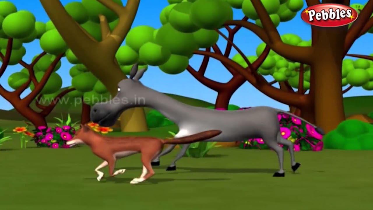 Foolish Donkey Animal Stories For Kids In Malayalam Cartoon Stories 