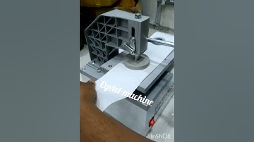 how to use an curtain eyelet perforating machine