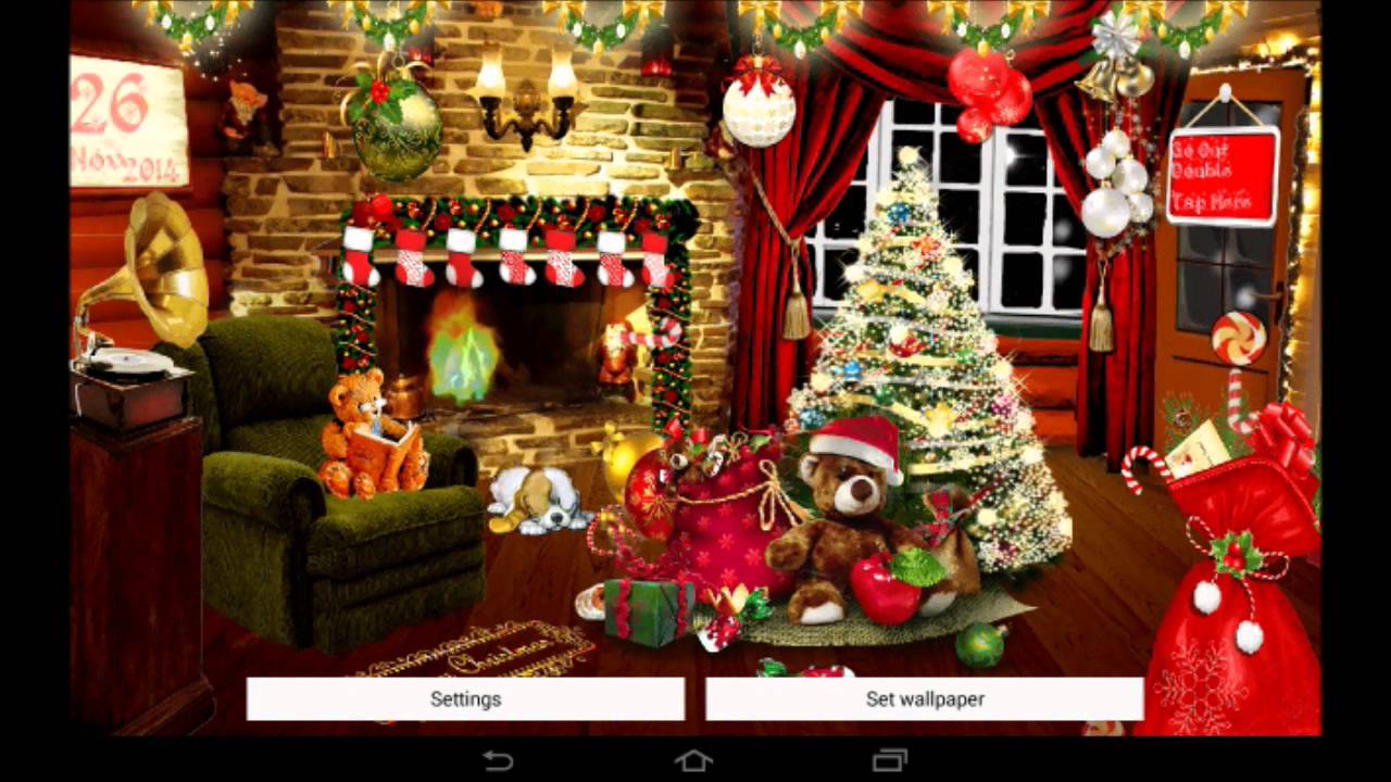 christmas live wallpaper YouTube