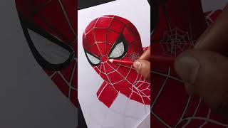 Spider Man Brand New Day Drawing ❤💙 #shorts #tutorial #art #spidermanbrandnewday #youtube