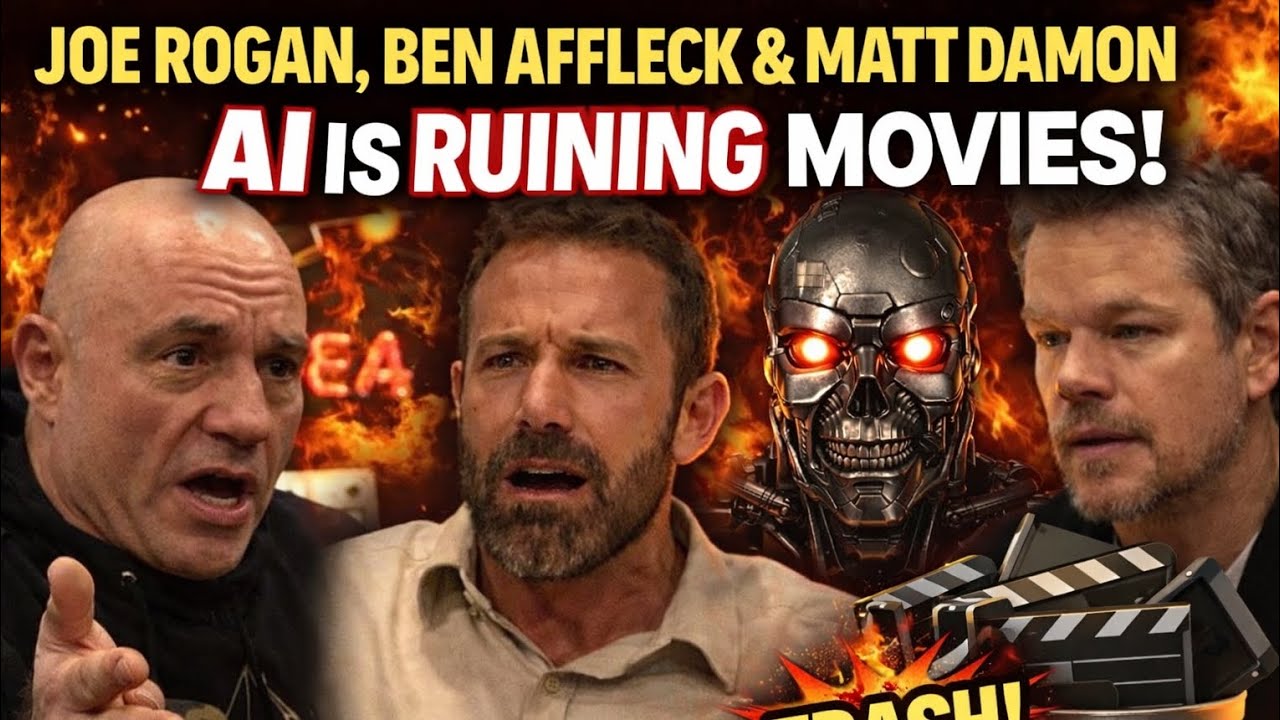 Joe Rogan LOSES IT as Ben Affleck & Matt Damon Call AI “Ruining Movies