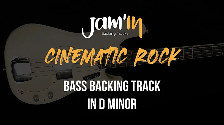 Cinematic Rock Bass Backing Track in D Minor