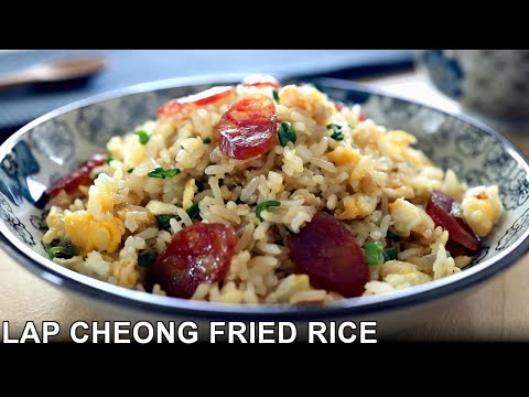 Makanan Sehat Nasi Goreng Lap Cheong | Resep Nasi Goreng Sosis Cina Dan Telur |腊肠 炒饭 Yang Bergizi