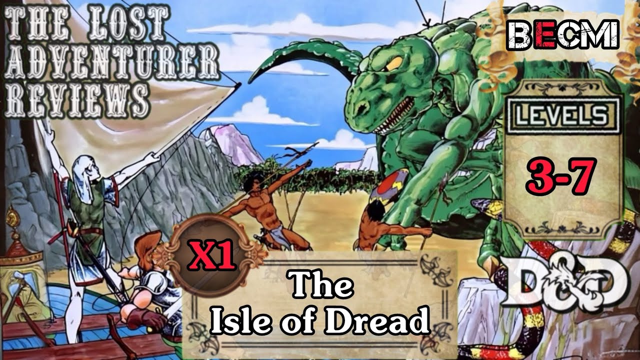 A Review of X1: The Isle of Dread. A BECMI Dungeons and Dragons review #24