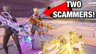 SCAMMER BEGS for his MODDED 1/1 NOCTURNO ?? (Scammer Get Scammed) Fortnite Save The World