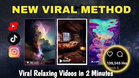 How to Create Viral Relaxing videos in 2 Minutes with AI