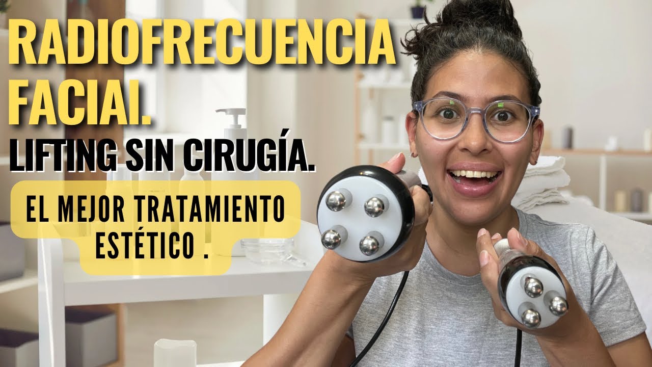 RADIOFRECUENCIA FACIAL EN CASA\ ADIÓS ARRUGAS líneas de EXPRESION/ LIFTING SIN CIRUGÍA 🫶