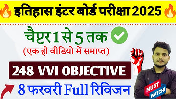 12th History All VVi Objective Question 2025 | Class 12th History Objective | 12th History Objective