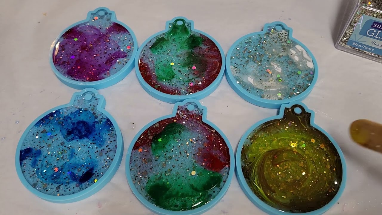 ASMR - Resin Christmas Ornaments