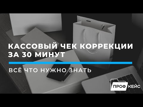 Всё что нужно знать о кассовом чеке коррекции за 30 минут