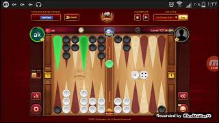 backgammon online game screenshot 1