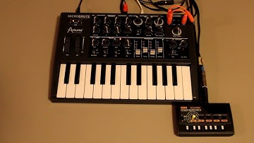 Berlin school style on the MicroBrute and Monotron Delay