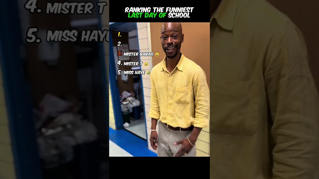Ranking the Funniest Last Day of School Moments Part 6 😂 #funny #schoollife #school