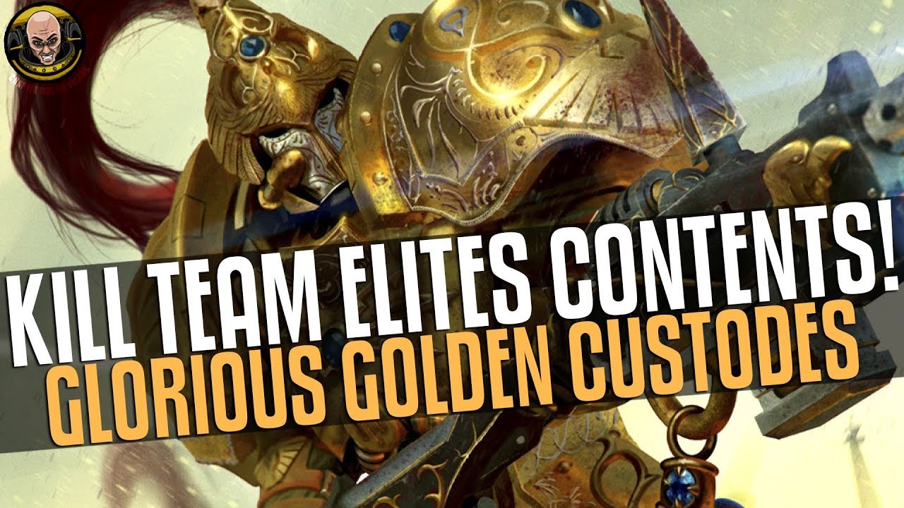 Kill Team Elites Contents! Glorious Golden Custodes!