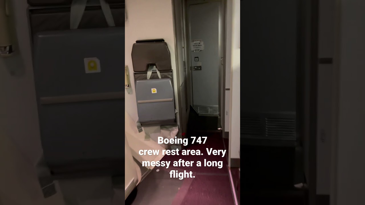 Boeing 747 Crew Rest Area. 