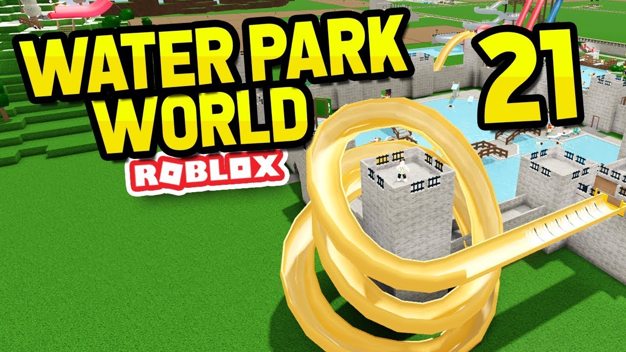 The Tower Spiral Slide Roblox Water Park World 21 دیدئو Dideo - seniac on twitter hiring employees roblox water park world