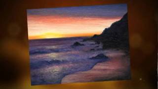 Pacifica Sunsets painted by Janet Arline Barker