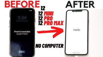 How to Reset/Restore iPhone 12/ Mini/ Pro/ Pro Max - Reset Forgot Passcode iPhone Unavailable