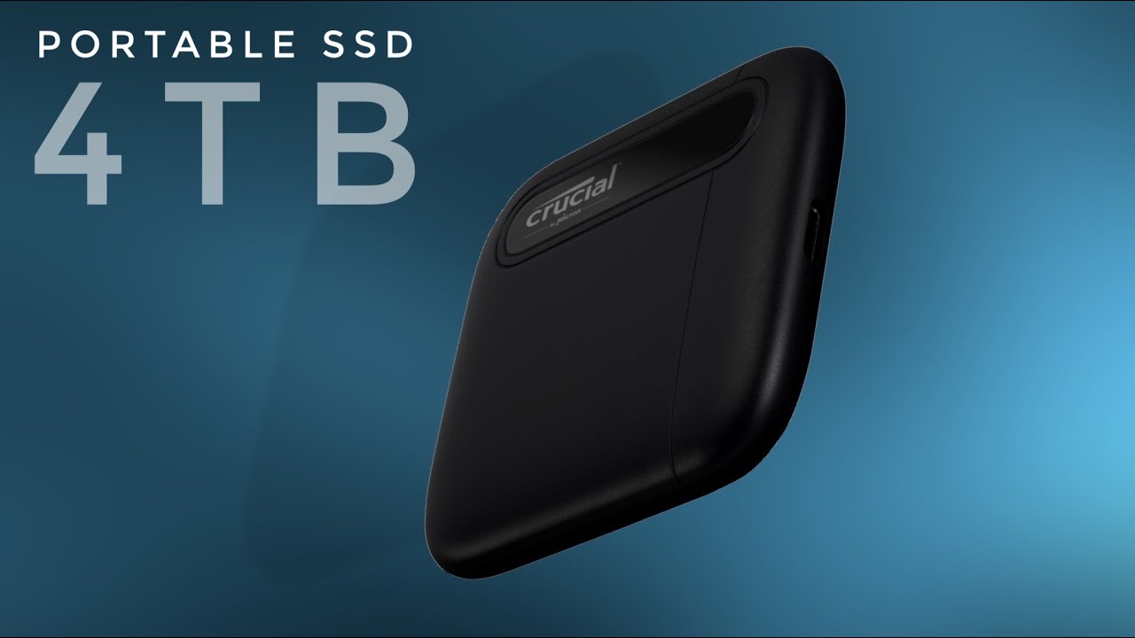 Crucial 4TB X6 Portable SSD CT4000X6SSD9 B&H Photo Video