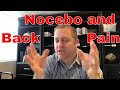 Nocebo effect on the outcomes of low back pain