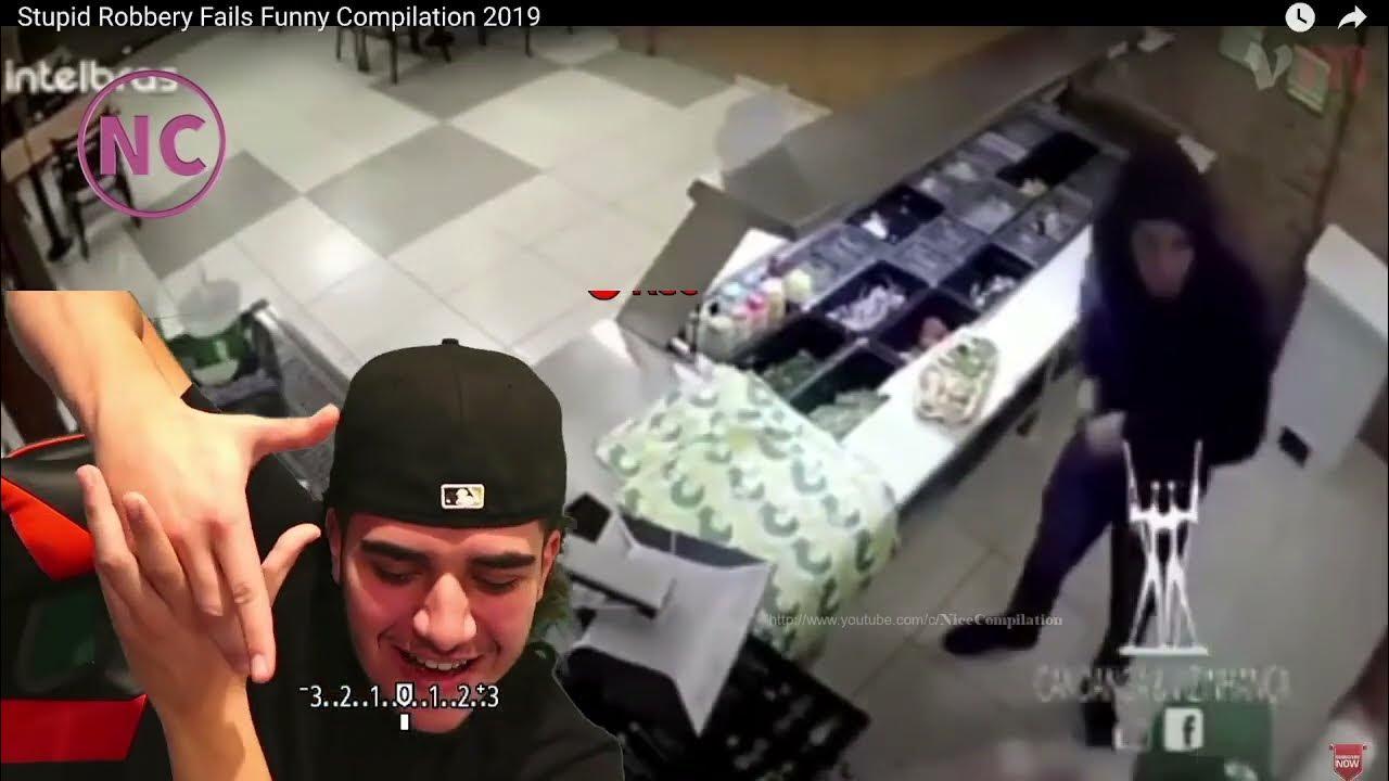 Stick Up Robbery Fails Reaction - YouTube