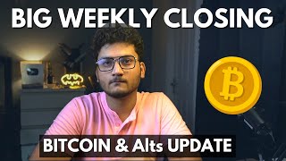 🚨 Bitcoin  Important weekly Close | BTC  in Hindi | Crypto  India
