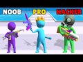 NOOB vs PRO vs HACKER in Gun Clash 3D