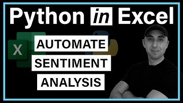 Python in Excel - Build an Automatic Sentiment Analysis and Classification Function (IN 10 MINUTES!)