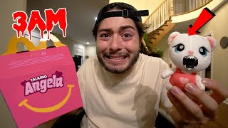 DO NOT ORDER TALKING ANGELA HAPPY MEAL FROM MCDONALDS AT 3 AM!! (SHE TALKS)