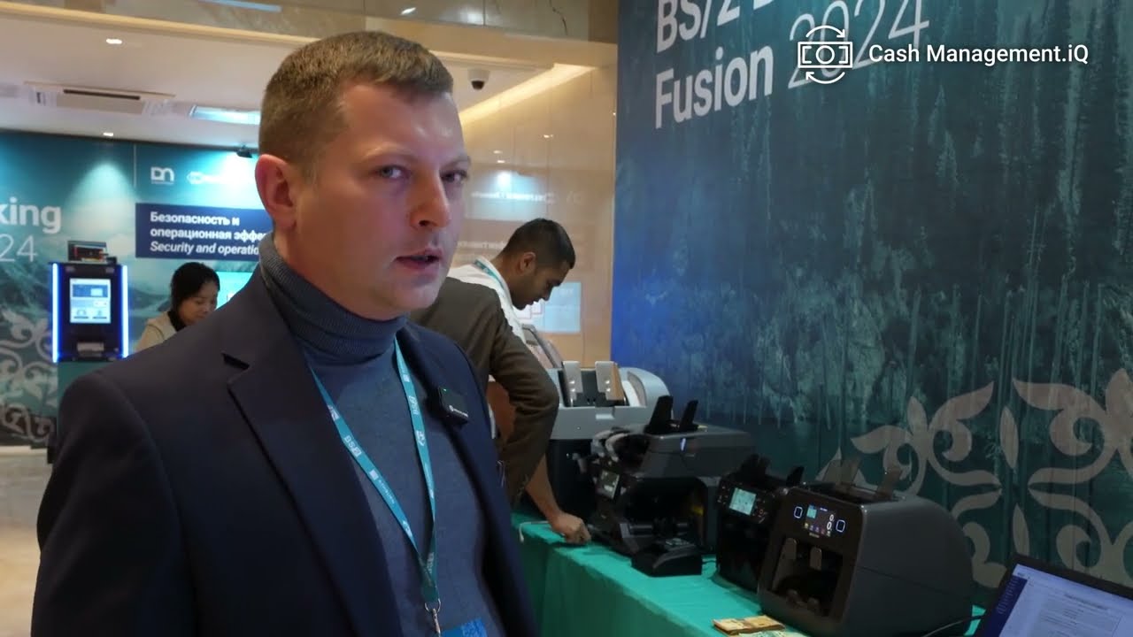 Cash Processing software module of Cash Management.iQ product presented at Banking Fusion Almaty
