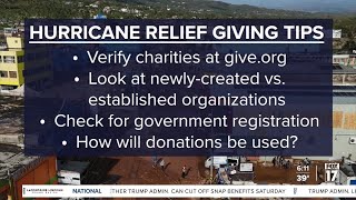 HURRICANE RELIEF: Four tips for donating without getting deceived by Elliot Grandia