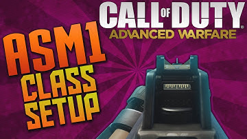 COD: Advanced Warfare - "ASM1" BEST CLASS SETUP - BEST SMG GUN! (COD: AW Class Setups)
