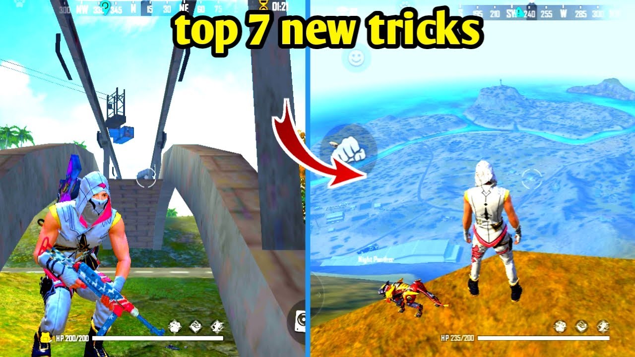 Top 7 New Tricks In Free Fire Go Outside In Purgatory Maps Garena Free Fire