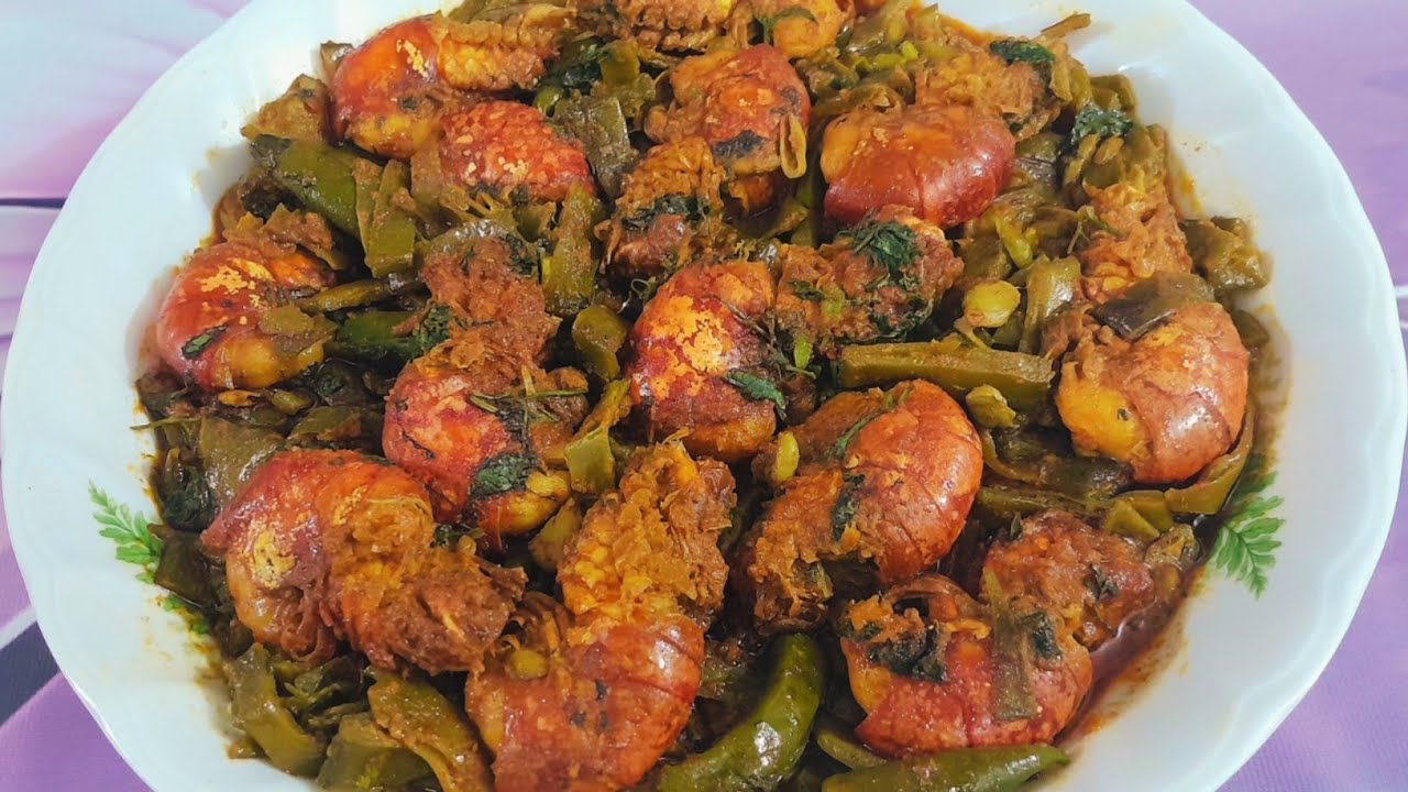 PRAWN FRY WITH GREEN BEANS | PRAWN FRY RECIPE | EASY AND DELICIOUS