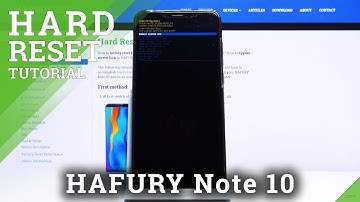 How to Perform Hard Reset in HAFURY Note 10 – Bypass Screen Lock