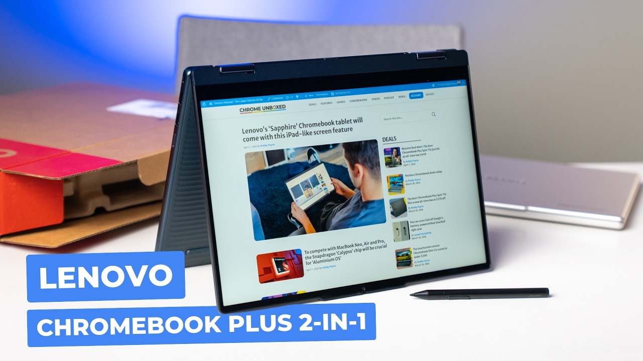 Lenovo Chromebook Plus 2-in-1: Unboxing & First Impressions - YouTube