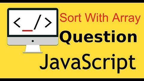 JavaScript interview question in Hindi # sort function with array