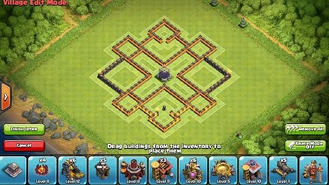 TH7 Dark Elixir Farming Base Clash of Clans