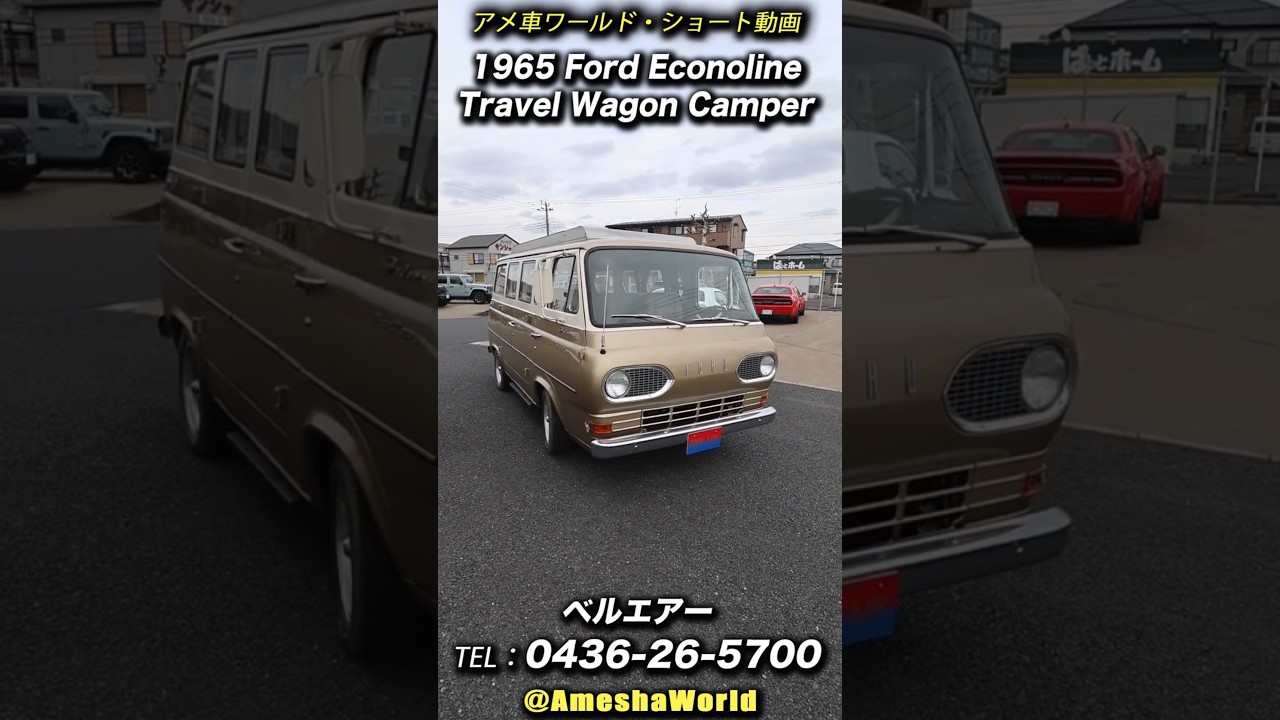 This is American midcentury! 1965 Ford Econoline Travel Wagon