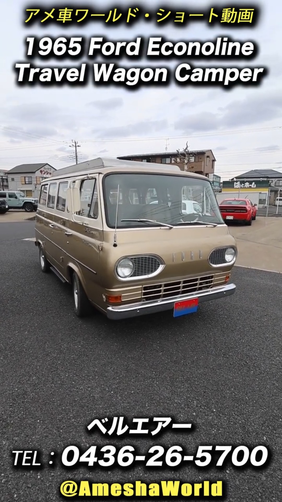 This is American midcentury! 1965 Ford Econoline Travel Wagon