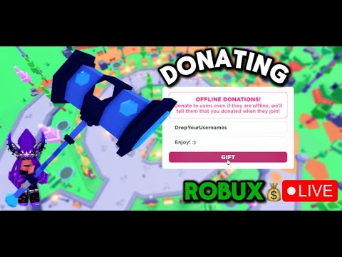 🔴 ROBUX REVOLUTION LIVE RAISING AND DONATING!🔴 13K+ ROBUX - YouTube