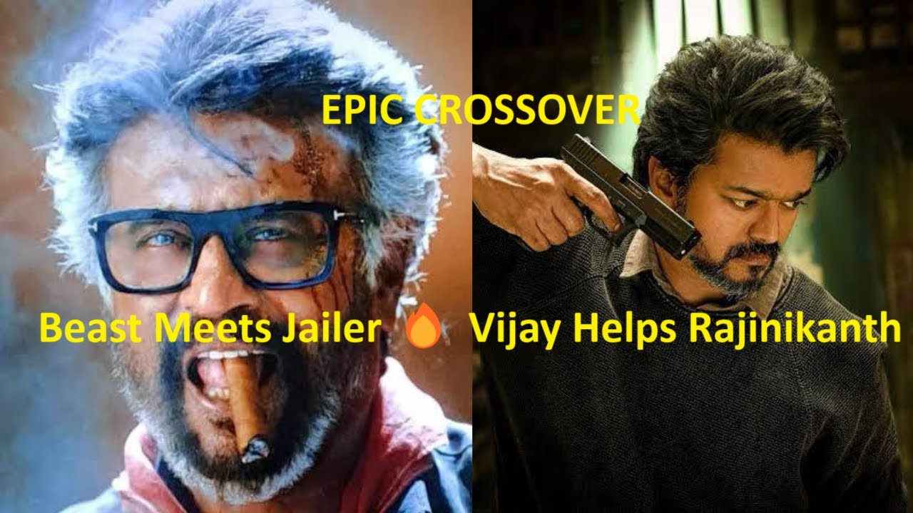 Beast Meets Jailer 🔥 Vijay Helps Rajinikanth | Epic Crossover Fan Edit