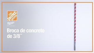 117983 BROCA SANCO RECTO PARA CONCRETO DE 3 8 MILWAUKEE