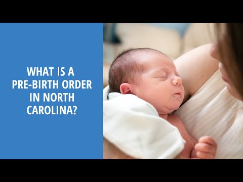 What is a pre-birth order in North Carolina? | Surrogacy in North Carolina
